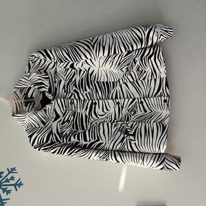 Saint Tropaz West zebra jacket medium